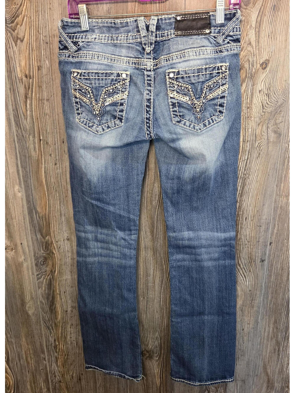 Vigoss Jeans "The Chelsea" Slim Boot Women Size 3/4 - 33L (28x31) western rodeo